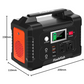⚡FlashFish 200W Solar Generator - Portable Power Station with LCD Display for Blackouts & Camping