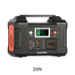 ⚡FlashFish 200W Solar Generator - Portable Power Station with LCD Display for Blackouts & Camping