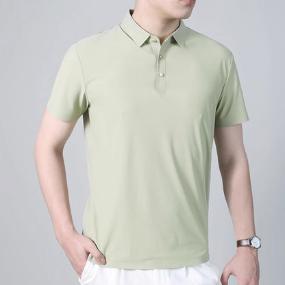 🔥Sale 50% OFF👕Men's Ice Silk Seamless Business Casual T-shirt