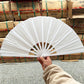⏳Limited Handmade 50% Sale🎁Vintage Retro Chinese Kung Fu Tai Chi Festival Dance Handheld Fabric Fan