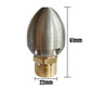 🔥Heavy-Duty Torpedo-Shaped Jet Nozzle for High-Flow Drain Cleaning💧