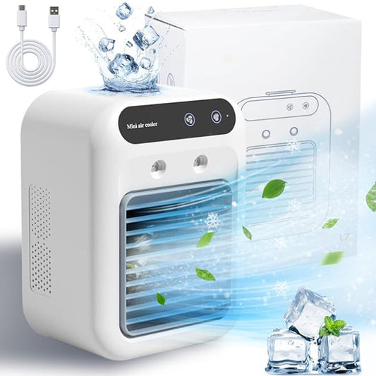 🎉2025 New Products Hot Sale❄️Mini Portable Air Conditioner Cooler Humidifier
