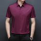 🛍️Limited Time Buy 4 Get 2 Free👕Men's Casual Business Short Sleeve Lapel T-Shirt