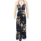 🎉🛍️Special Sale 55% OFF💃Women's Fashionable Halter Backless Printed Long Dress