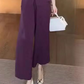 🛍️50% OFF💖V-Neck Short Sleeve Top & Matching Wide-Leg Pants 2-Piece Set for Women