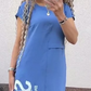 🔥Summer New 50% OFF Sale🔥Women's Casual Short Sleeve Side Slit Loose Fit Dress