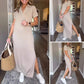 ✨50% OFF Sale👗Women's T-Shirt Maxi Dress with Side Split