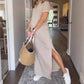✨50% OFF Sale👗Women's T-Shirt Maxi Dress with Side Split