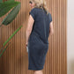 🎉50% OFF👗Women’s Casual Collared V-Neck Dress