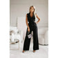 ✨50% OFF✨Women's Sleeveless V-Neck Solid Jumpsuit
