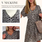 🔥Women's Casual V-Neck Short Sleeve Dress