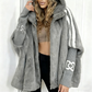 Women's Casual Hooded Zip-Up Plush Coat