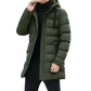 🔥Men's Mid-Length Hooded Puffer Jacket
