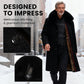 Men's Lined Business Casual Winter Coat