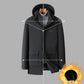 📢📢 50 %  OFF !!  ❄️Men's Plush-Lined Hooded Winter Parka ❄️
